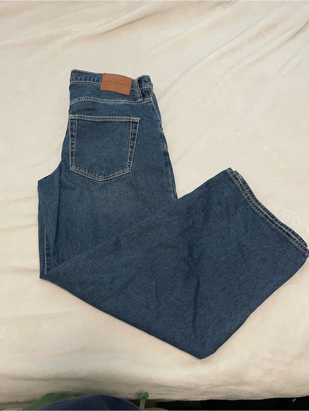 Women's Dark Blue Low-Rise Denim Jeans